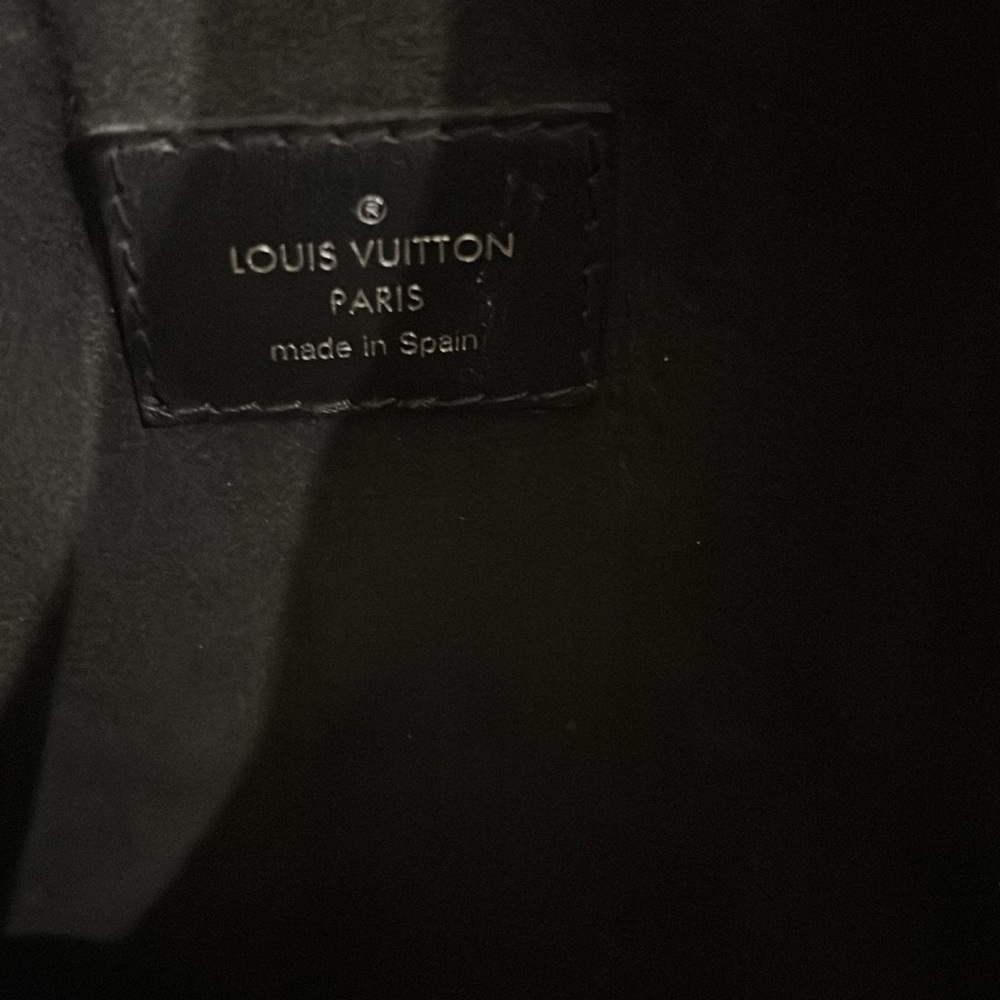 Louis Vuitton Black Leather Tote Bag - Picture 2 of 7